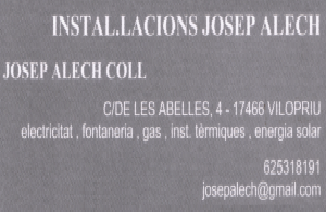 Instal·lacions Josep Alec